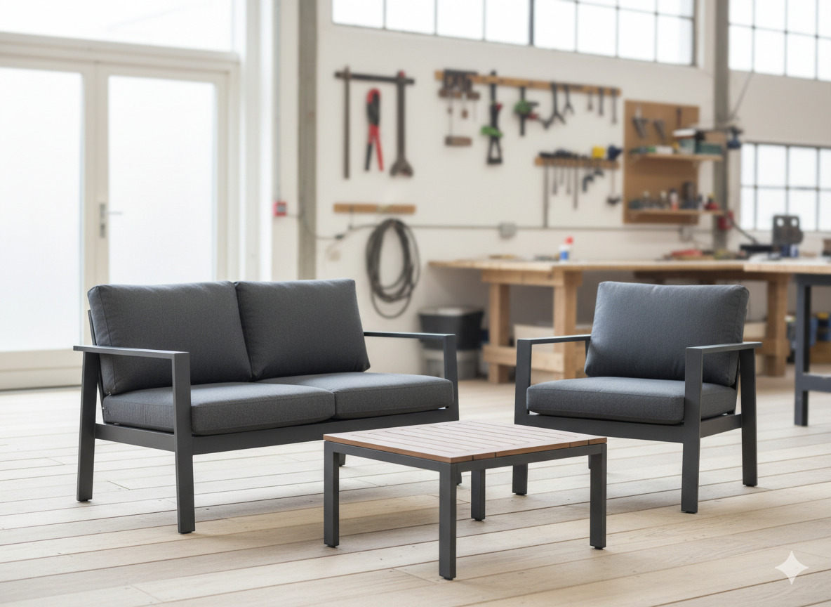 Gerepareerde loungeset